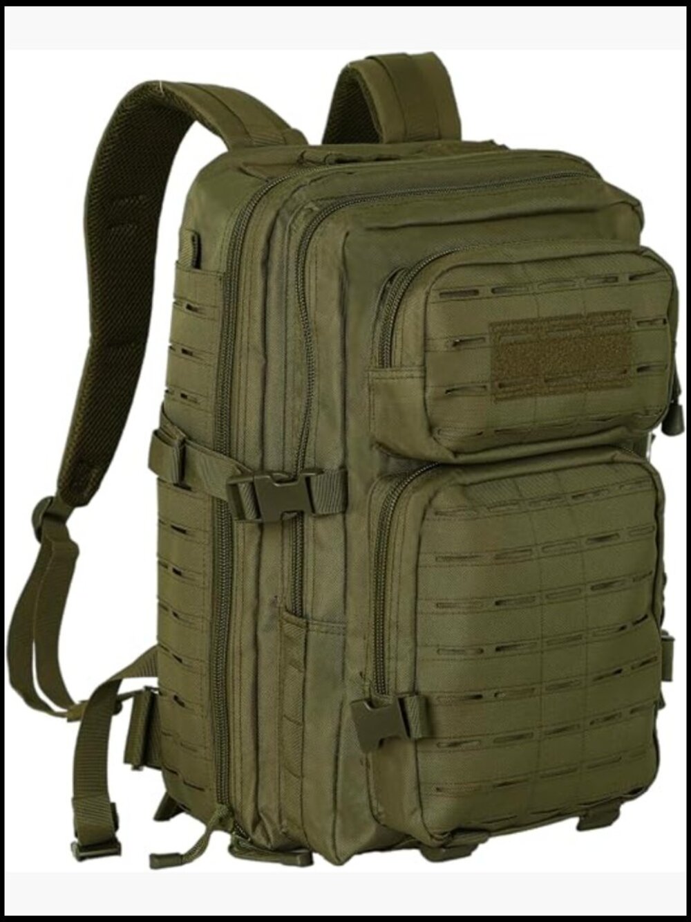 40L Tactical Backpack Durable MOLLE System Hiking Camping Bug Out Bag